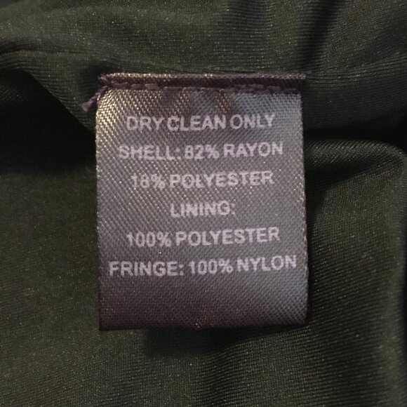 Hale Bob Zigzag Halter Neck Tassel Tie Up Pleated Flapper Dress - Picture 11 of 16